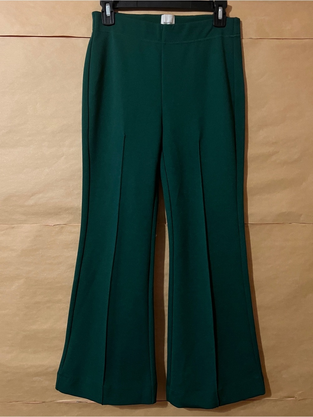 Anthropologie | Maeve The Margot Kick-Flare Crop Pants Hunter Green Size XS
